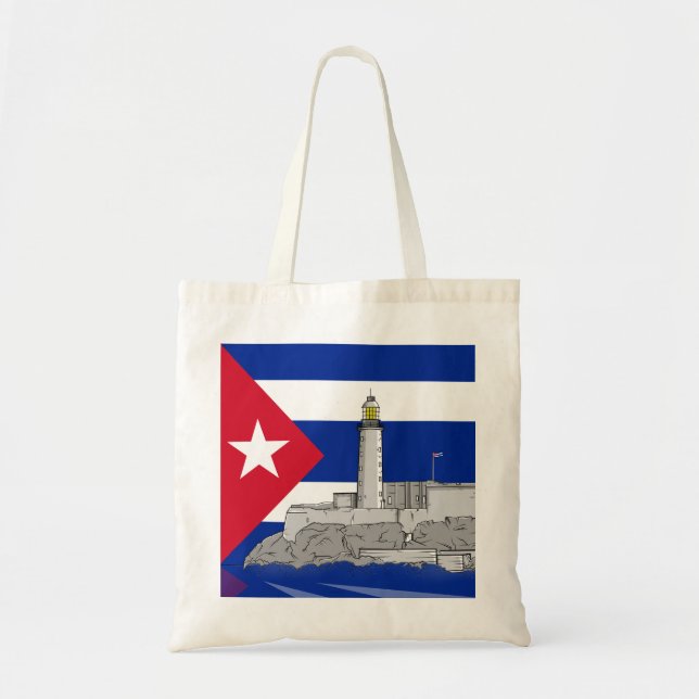 Bolso De Tela Castillo Morro en La Habana (Frente)