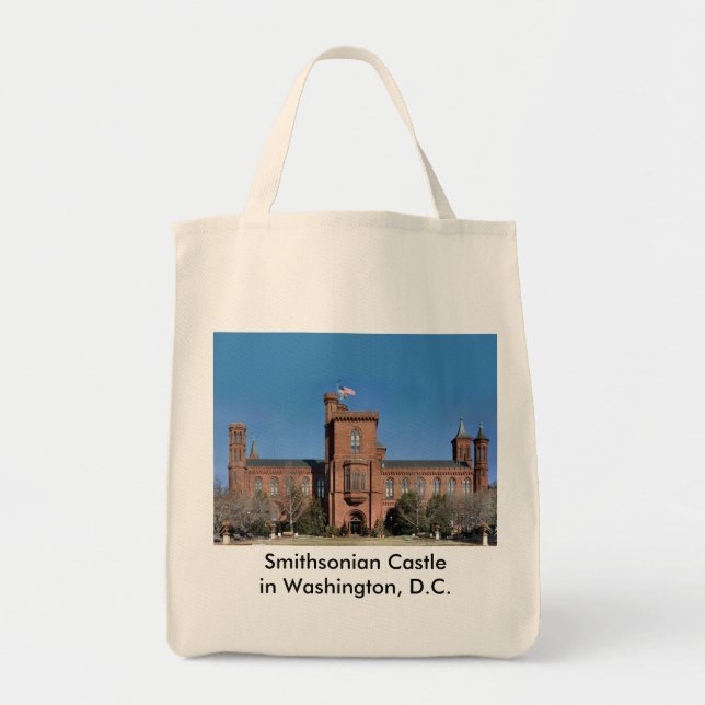 Bolso De Tela Castillo Smithsonian en Washington, D.C. (Frente)