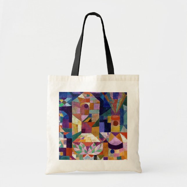 Bolso De Tela Castle Garden, Paul Klee (Frente)