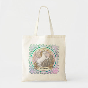 Bolso De Tela Castle Pegasus Unicorn