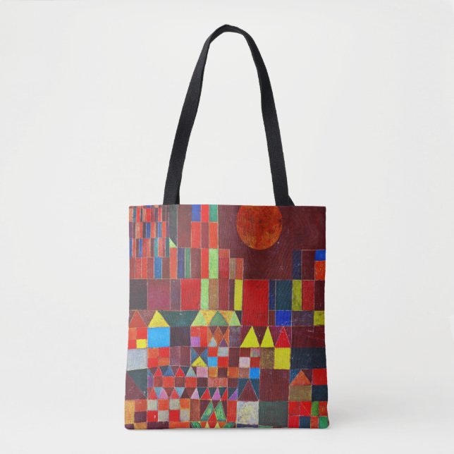 Bolso De Tela Castle y Sun, Paul Klee (Anverso)