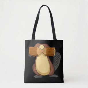 Bolso De Tela Castor para disfraz de animal de Halloween