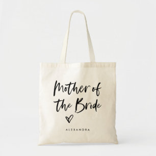 Bolso De Tela Casual Script   Moda Madre simple de la novia