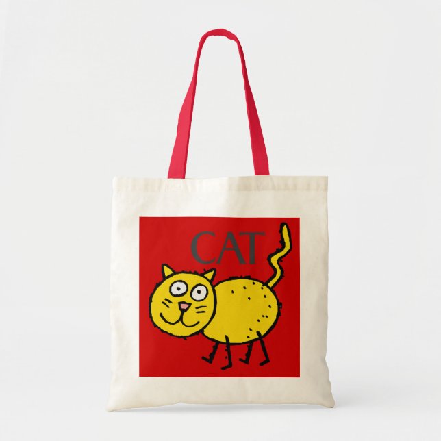 BOLSO DE TELA CAT (Frente)