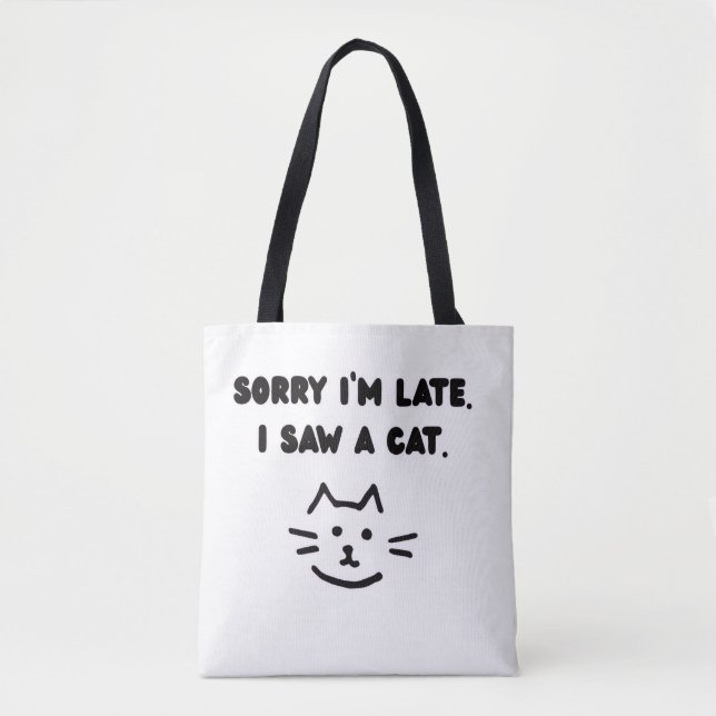 Bolso De Tela cat (Anverso)