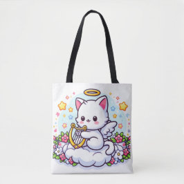 Bolso De Tela Cat Angel