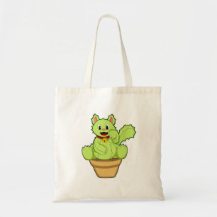 Bolso De Tela Cat as Cactus