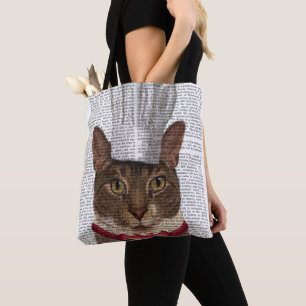 Bolso De Tela Cat Chef