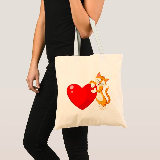 Bolso De Tela Cat Love Tote Bag (Subido por el creador)