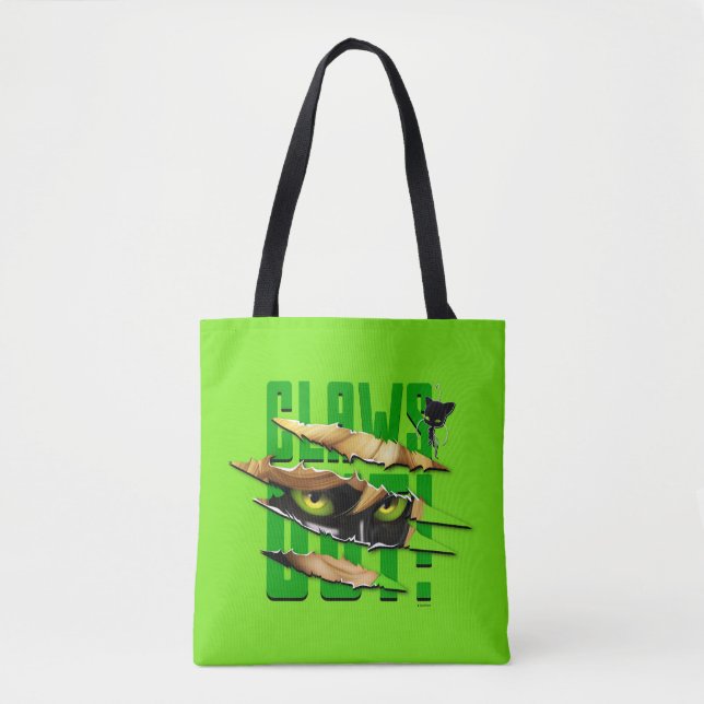 Bolso De Tela Cat Noir & Plagg | Clawout (Anverso)