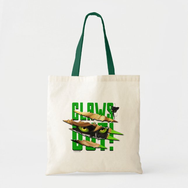 Bolso De Tela Cat Noir & Plagg | Clawout (Frente)