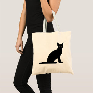 Bolso De Tela Cat Silhouette Tote Bag