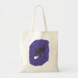 Bolso De Tela Cat & Skull