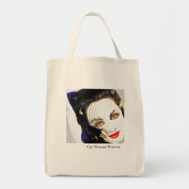 Bolso De Tela Cat Woman Tote Bag (Frente)