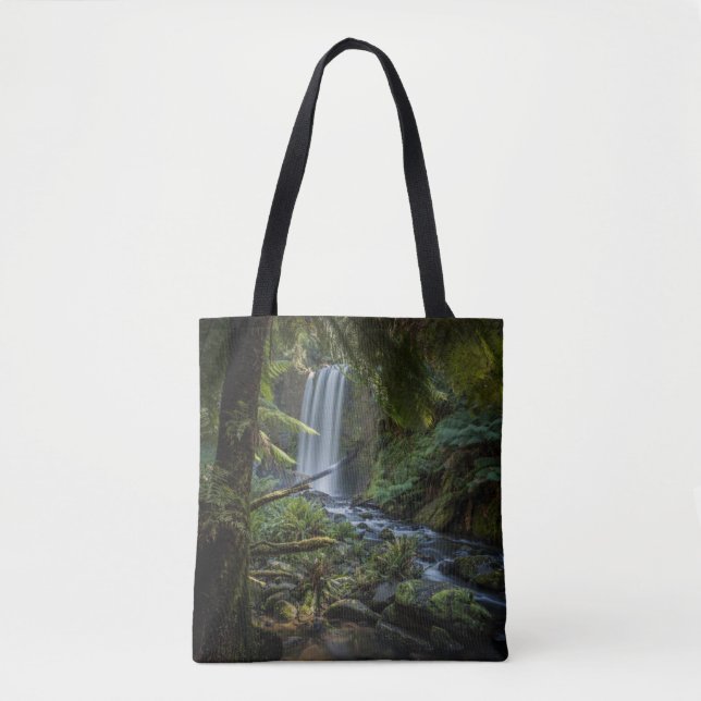 Bolso De Tela Cataratas | Hopetoun Falls, Nueva Zelanda (Anverso)