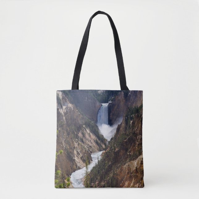 Bolso De Tela Cataratas inferiores Yellowstone (Anverso)