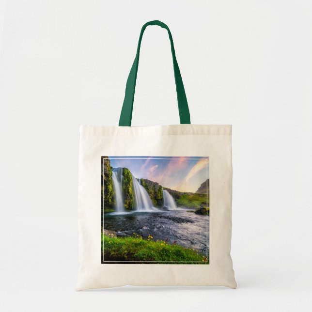 Bolso De Tela Cataratas | Kirkjufellsfoss, Islandia (Frente)