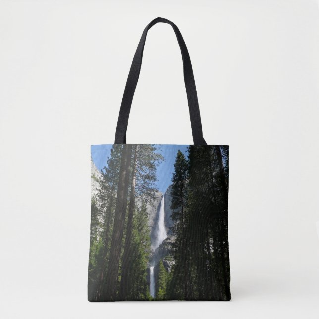 Bolso De Tela Cataratas Yosemite y paisajes de Woods fotográfico (Anverso)