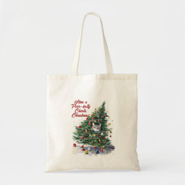 Bolso De Tela Catástrofe de diseño de árbol de navidad