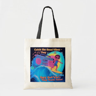 Bolso De Tela Catch Good Vibes Surf & Music Festival Tote Ba