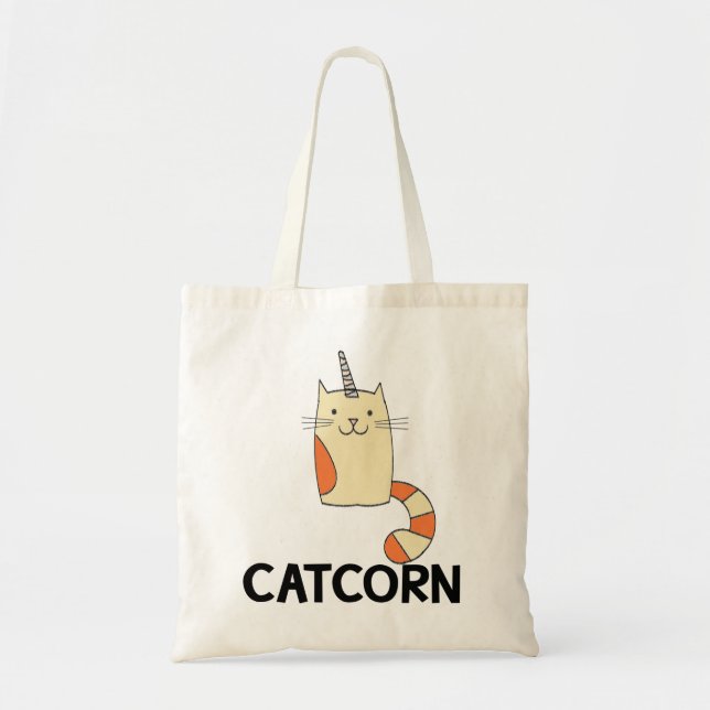 Bolso De Tela Catcorn (Frente)