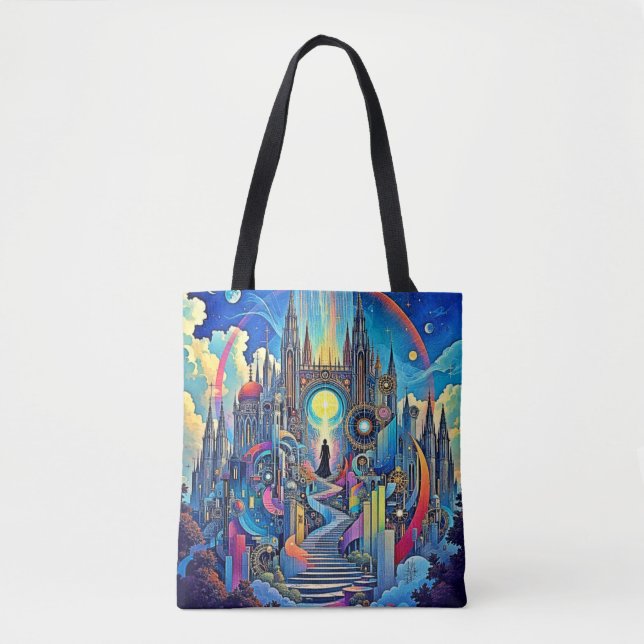Bolso De Tela Catedral Celestial (Anverso)