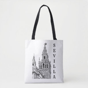 Bolso De Tela Catedral de la Giralda Sevilla. Andalucía, Españ