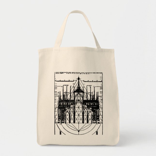 Bolso De Tela Catedral de Milán 1521 (Frente)