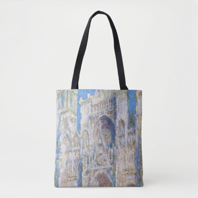 Bolso De Tela Catedral de Rouen (luz del sol), Monet (Anverso)