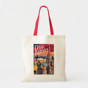 Bolso De Tela Catedral de San Basilio Rusia Ilustración Viaje