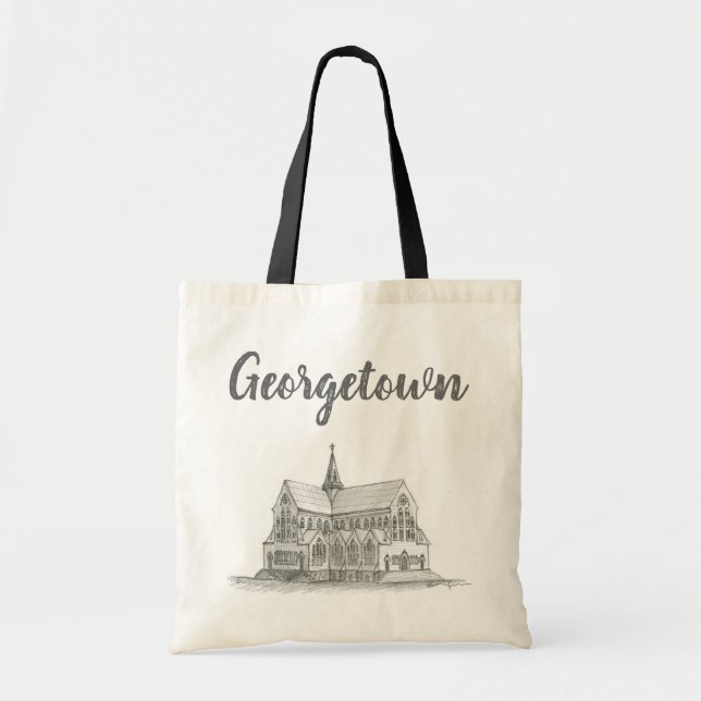 Bolso De Tela Catedral de San Jorge, Georgetown, Guyana (Frente)