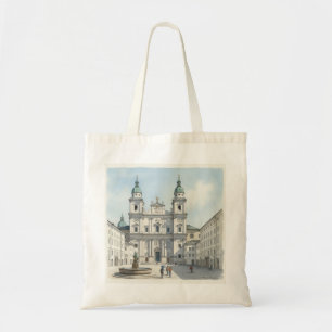 Bolso De Tela Catedral y Plaza de Salzburgo Austria Boceto