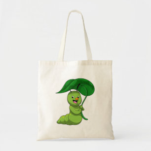 Bolso De Tela Caterpillar con hoja como parasol