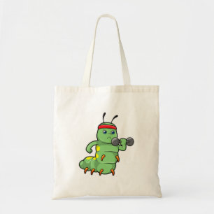 Bolso De Tela Caterpillar en entrenamiento de fuerza con Dumbbel