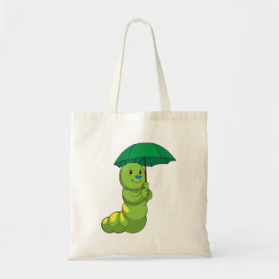 Bolso De Tela Caterpillar en la lluvia con paraguas