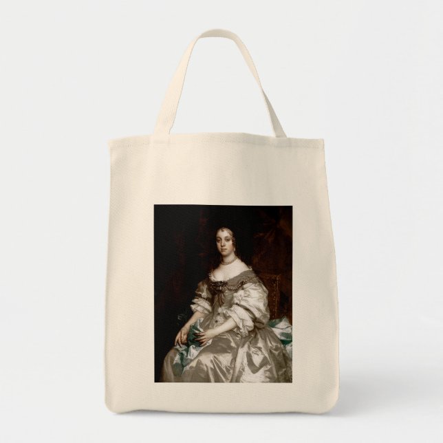 Bolso De Tela Catherine de Braganza por Sir Peter Lely (Frente)