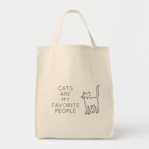 Bolso De Tela Cats are my favorite people