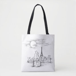 Bolso De Tela Cats de amor