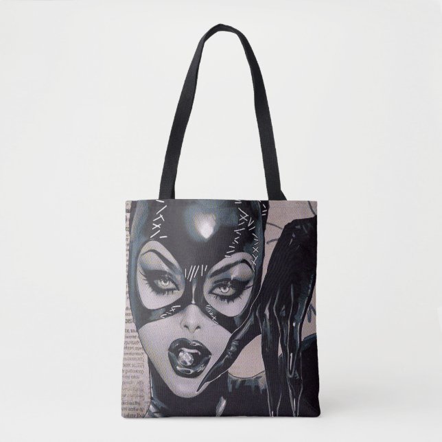 Bolso De Tela Catwoman #50 Sozomaika Cover Illustration (Anverso)