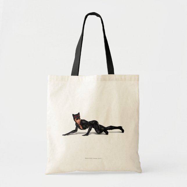 Bolso De Tela Catwoman Lurking (Frente)