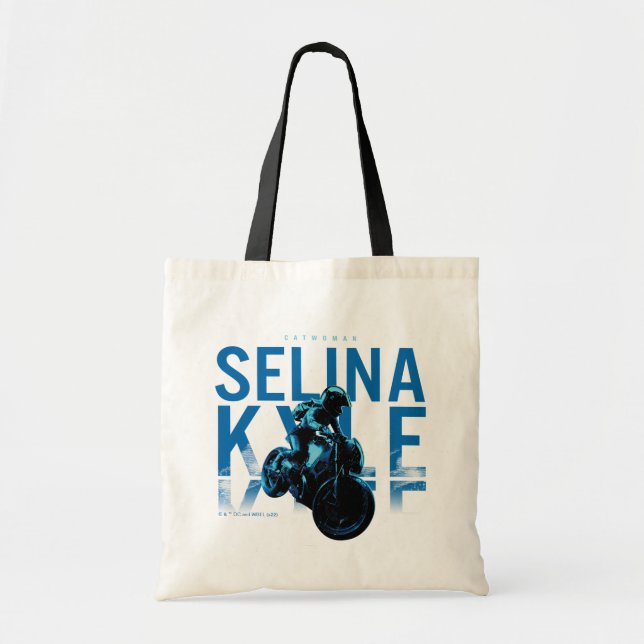 Bolso De Tela Catwoman Selina Kyle Motorcycle (Frente)
