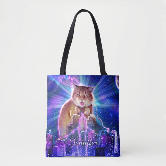 Bolso De Tela Catzilla (Anverso)