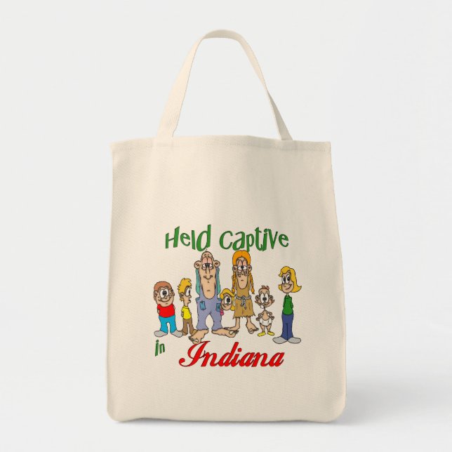 Bolso De Tela Cautiva en Indiana (Frente)