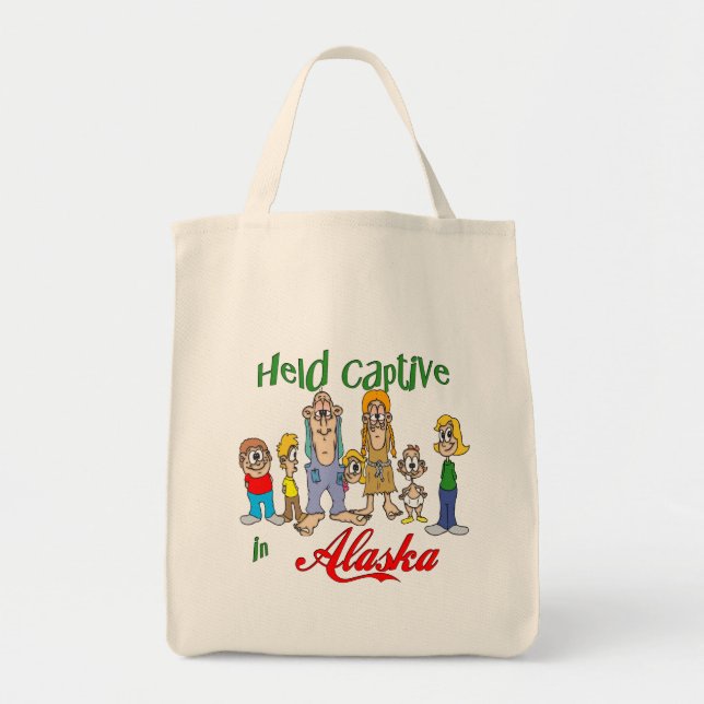 Bolso De Tela Cautivo en Alaska (Frente)