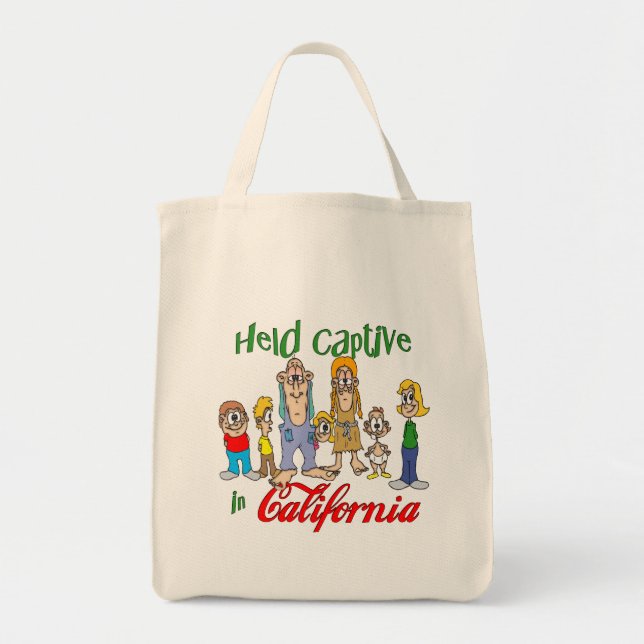 Bolso De Tela Cautivo en California (Frente)