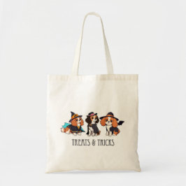 Bolso De Tela Cavalier King Charles halloween trata y trucos