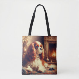 Bolso De Tela Cavalier King Charles Spaniel
