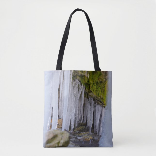 Bolso De Tela Cave Icicles (Anverso)