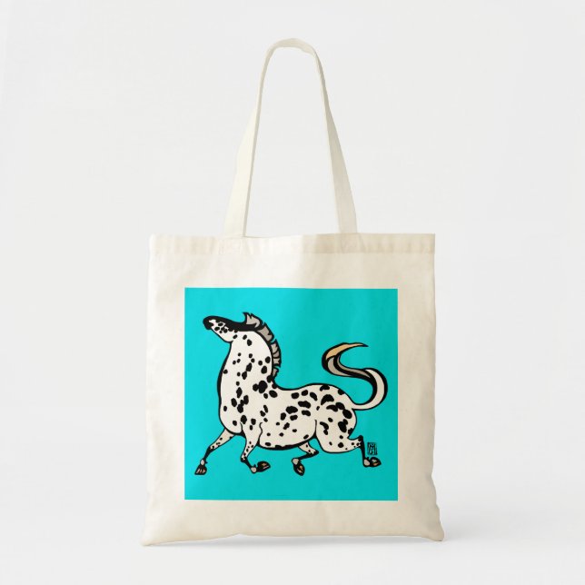 Bolso De Tela Cave Pony Grocery Bag (Frente)