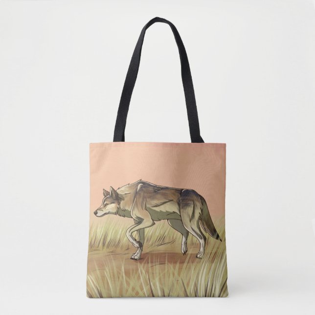 Bolso De Tela Caza al amanecer (Anverso)